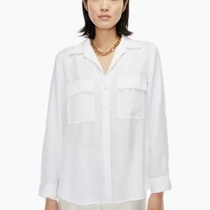 Aritzia Babaton lyocell utility shirt